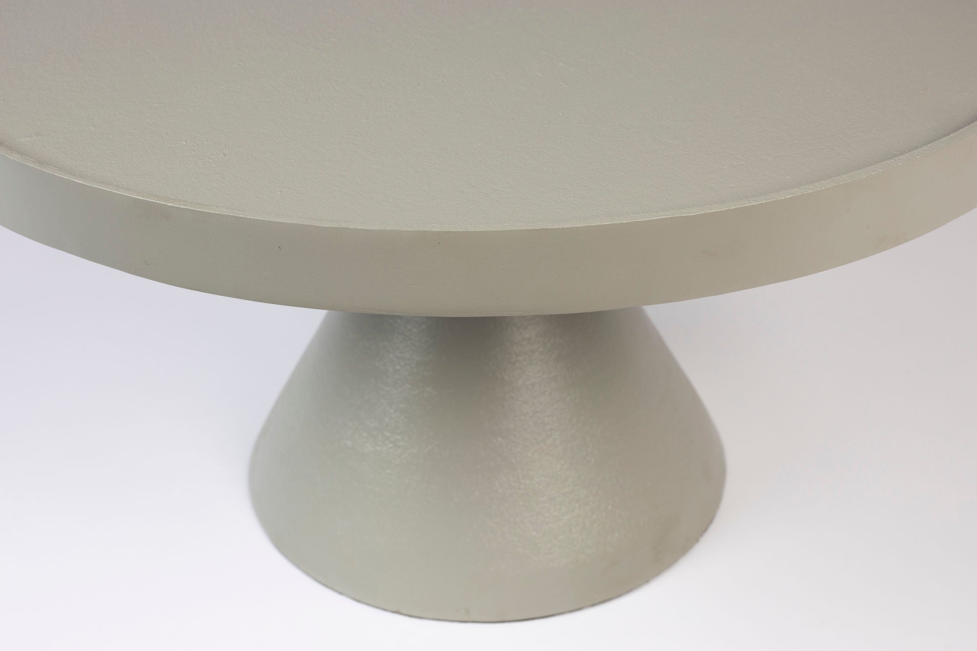 Zuiver Floss Grey Aluminum Round Coffee Table